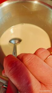 panna cotta café noix