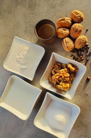 pana cotta café noix